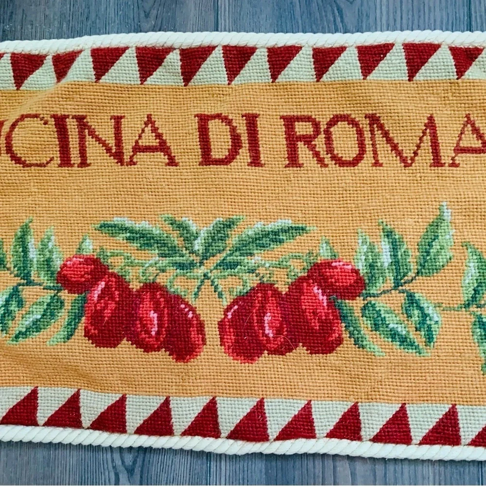 Needlepoint By Hand Pillow Case 12/24”
